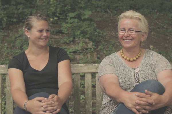 Eine Unterhaltung zwischen Therapeutin und Patientin